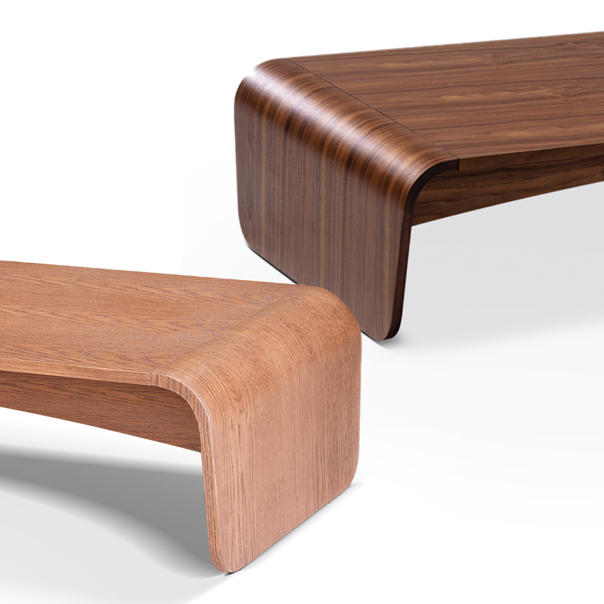 mesa de centro brenda com variações de laminado