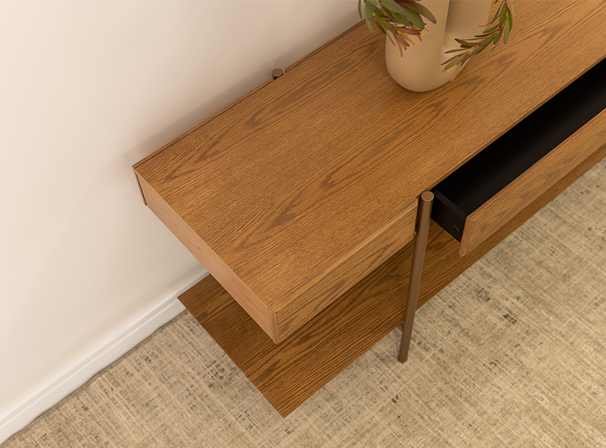 vista superior aparador da vinci