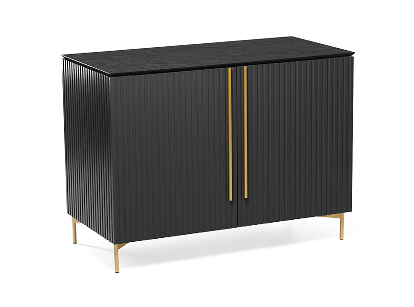 console aline duas portas preto