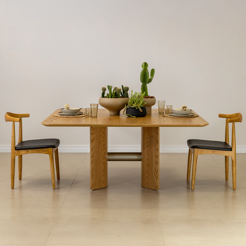 mesa de jantar scala quadrada ambientada