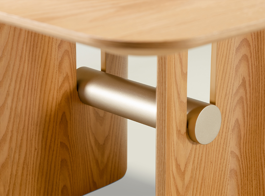 conector metalico da mesa de jantar scala